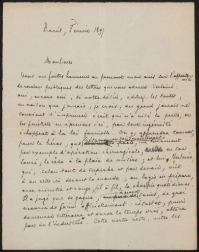 Letter to anonymous