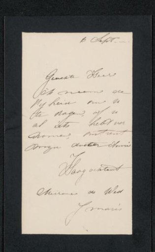 Letter to Philip Zilcken