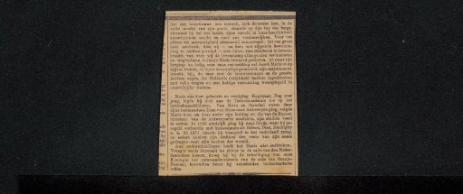 Newspaper clipping from the Philip Zilcken archive