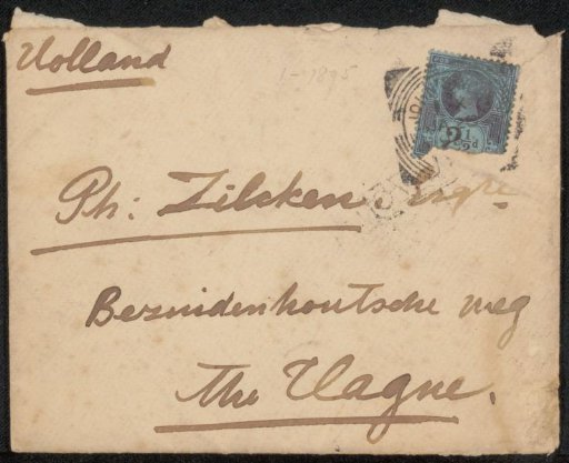 Letter to Philip Zilcken