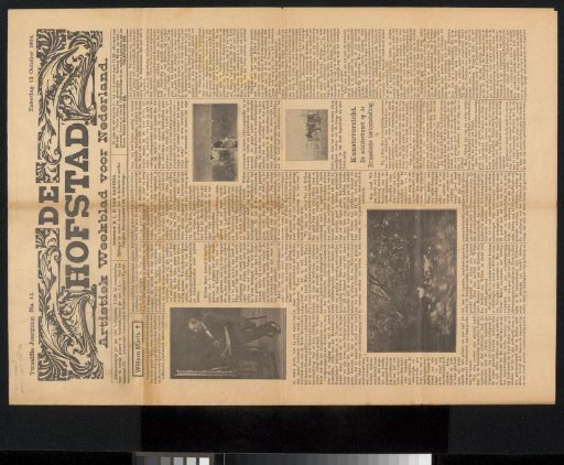 Newspaper clipping from the Philip Zilcken archive