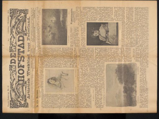 Newspaper from the Philip Zilcken archive