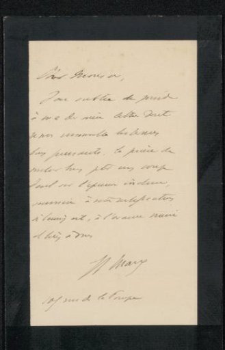 Letter to Philip Zilcken