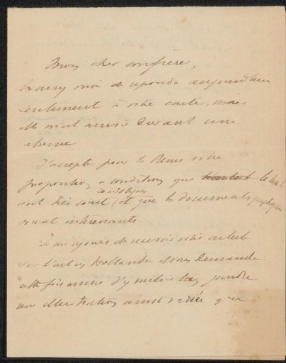 Letter to Philip Zilcken