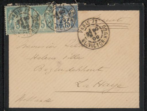 Envelope to Philip Zilcken