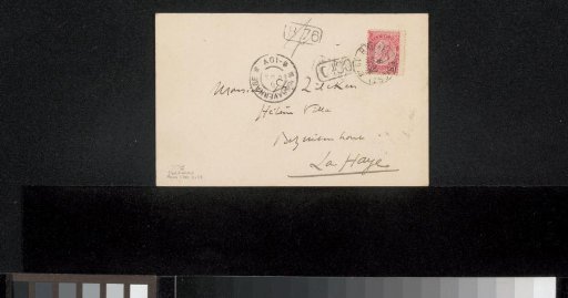 Letter to Philip Zilcken