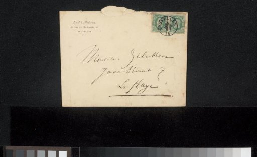 Envelope to Philip Zilcken
