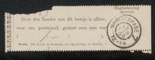 Money order to Philip Zilcken