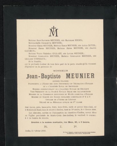 Death notice to Philip Zilcken