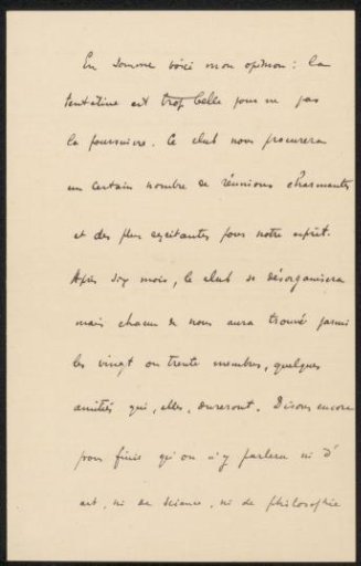 Letter to Philip Zilcken