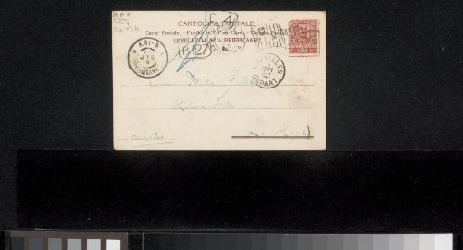 Postcard to Philip Zilcken