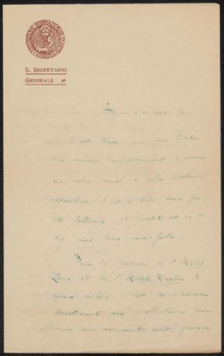 Letter to Philip Zilcken