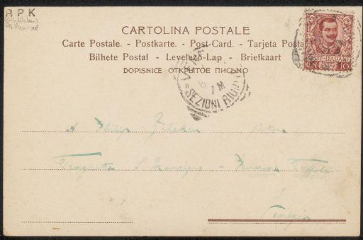 Postcard to Philip Zilcken