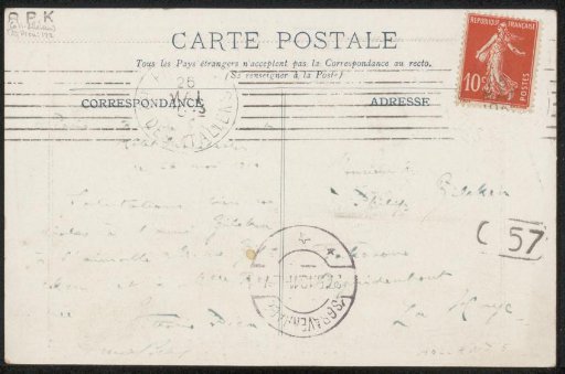 Postcard to Philip Zilcken