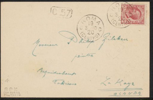 Letter to Philip Zilcken
