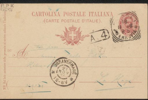 Postcard to Philip Zilcken
