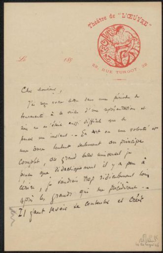 Letter to Philip Zilcken