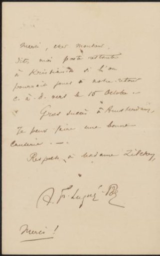Letter to Philip Zilcken