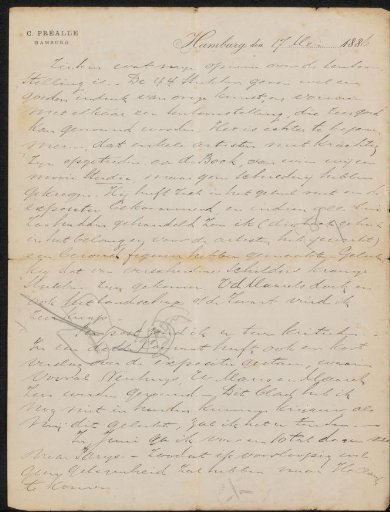Letter to Philip Zilcken
