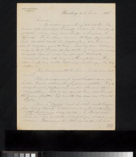 Letter to Philip Zilcken