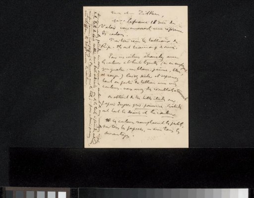 Letter to Philip Zilcken