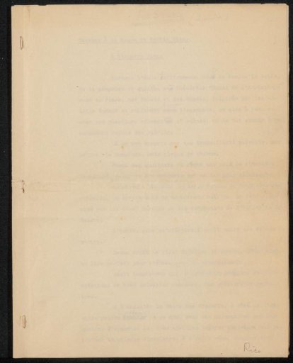 Manuscript to Vittorio Pica