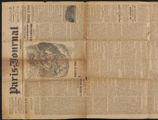 Newspaper clipping from the Philip Zilcken archive