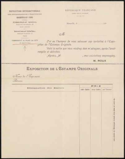 Invitation to Philip Zilcken