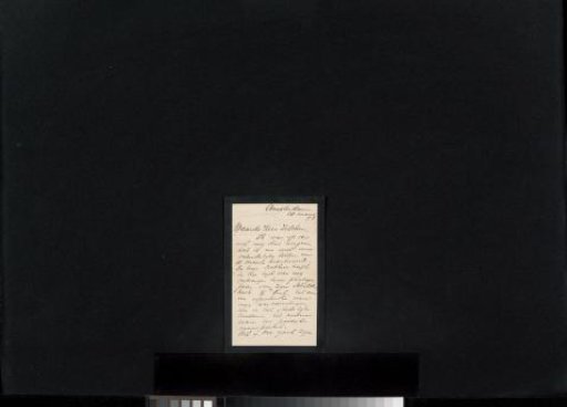 Letter to Philip Zilcken
