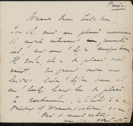 Letter to Philip Zilcken