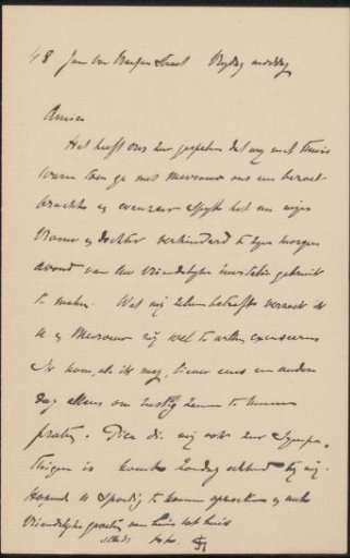 Letter to Philip Zilcken