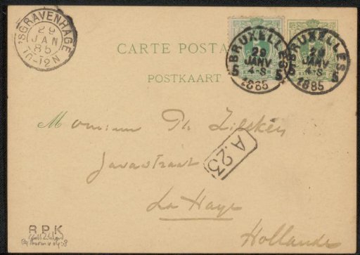 Letter to Philip Zilcken