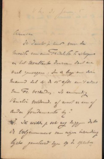 Letter to Philip Zilcken