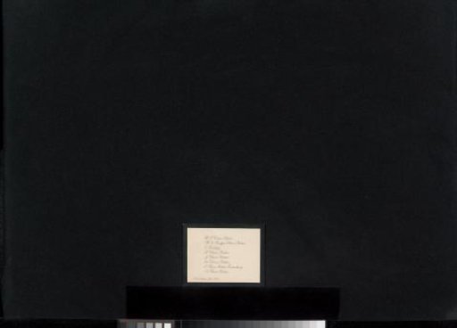 Thank-you card to Philip Zilcken