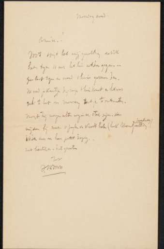 Letter to Philip Zilcken