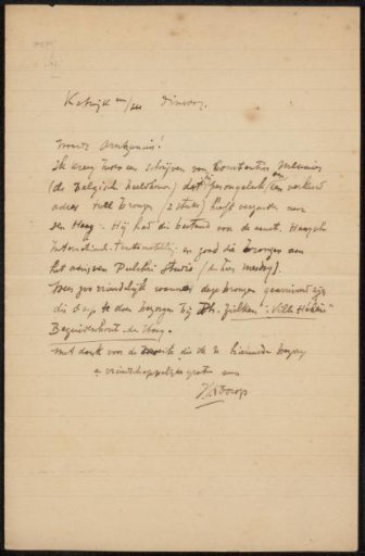Letter to Floris Arntzenius
