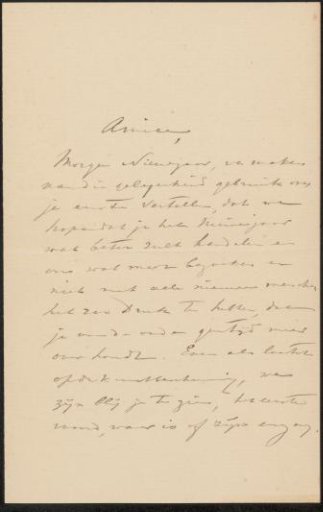 Letter to Philip Zilcken