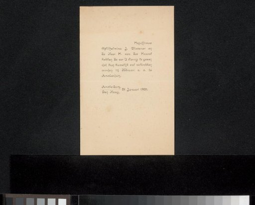 Marriage announcement to Philip Zilcken