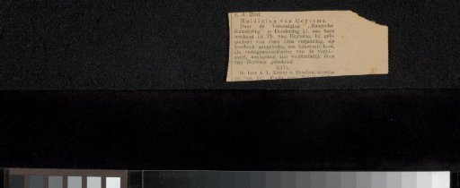 Newspaper clipping from the Philip Zilcken archive