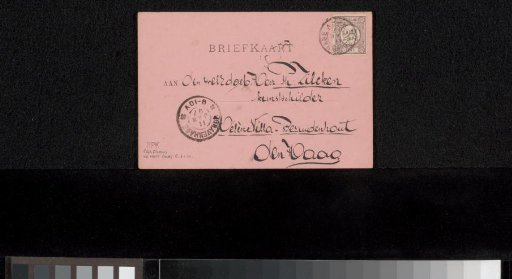 Postcard to Philip Zilcken