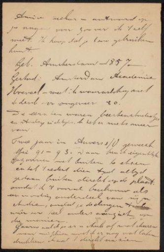 Letter to Philip Zilcken