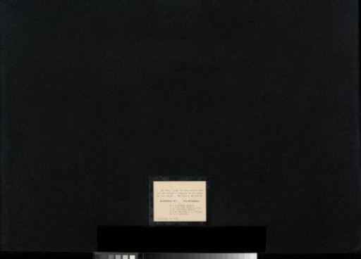 Thank-you card to Philip Zilcken