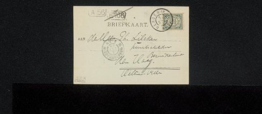 Postcard to Philip Zilcken