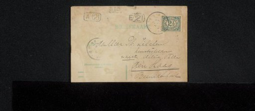 Postcard to Philip Zilcken