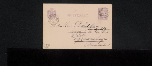 Postcard to Philip Zilcken