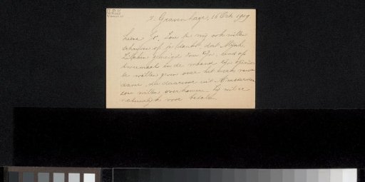 Letter to Jo Vermijne