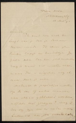 Letter to Philip Zilcken
