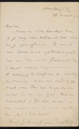 Letter to Philip Zilcken