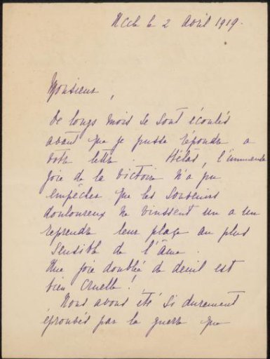 Letter to Philip Zilcken