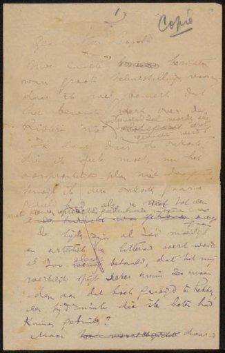 Letter to Mr. Leopold